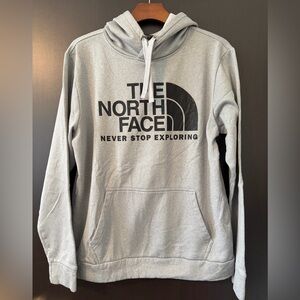 The North Face Men's Gray hoodie size garage